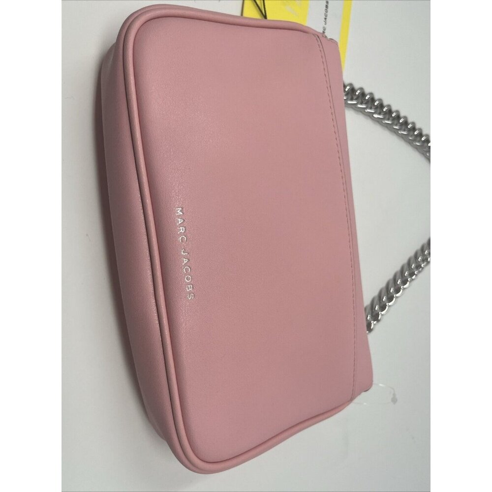 Marc Jacobs The J Pink Quartz Smooth Leather Shoulder Crossbody Handbag Purse - Picture 13 of 14